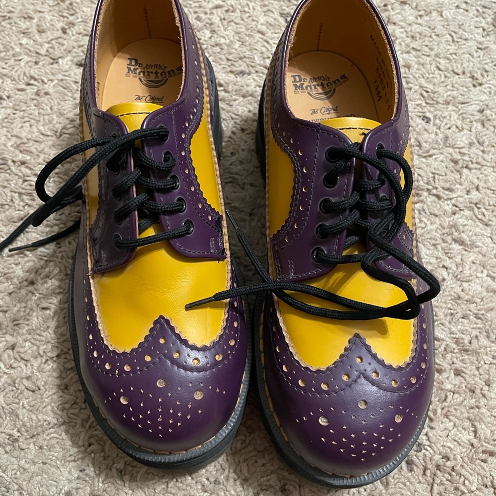 Vintage Doc Martens platforms in mint condition